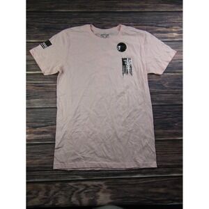 Howitzer Patriot Mens Medium Pink T Shirt Military Veteran American USA